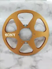 One Pair Gold 10.5'' Aluminium tape reel for Sony Reel To Reel tape recorder