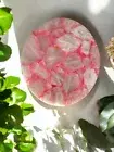 Round Rose Quartz Stone Coffee Table Top Luxury Bar Home & Garden Decor Arts