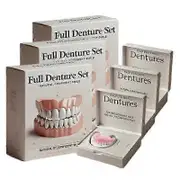 2025 Advanced Customized Denture Set Silicone Reline Denture Set 3pcs
