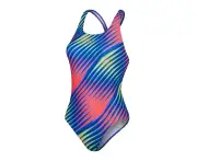 Speedo Allover Digital Powerback Womens