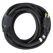 DuroMax XP3025GC 30-Amp 10G 25' L14-30 Home Backup Generator Power Cord, Black