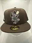 New Ear DETROIT TIGERS FITTED HAT 7 5/8 MOCHA COLOR -TIGERS STADIUM