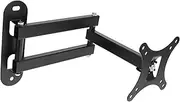 Yardenfun LCD Monitor Holder with Articulating Arms Tv Bracket Swivel Tilt Durable Easy Installation for Home Office Use