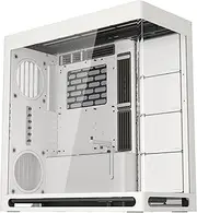 HAVN HS 420 Dual-Chamber ATX Mid Tower PC Case White | Hybrid Design, 11x 140mm Fan Slot & 3X 420mm Radiator Support, SimpliCable Cable Management, Tempered Glass, PWM Fan Hub