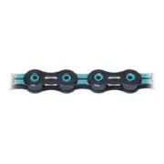 Chain Aluminum 11v x11sl Dlc Black/Celeste White 525240436 KMC Bike MTB