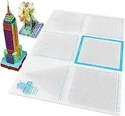 3Dmate 3D Pen Mat Multi-Purpose Silicon 3D Design Mat for 3D Printing Pen with Drawing Templates and Stencils - 18 x 12 Inches