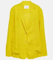 [Velvet] Velvet Cassie linen blazer AU 14 yellow