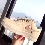 NIKE AIR FORCE 1 SE 馬卡龍 奶茶色 果凍 水晶 厚底 增高 女 休閒板AH6827-100 慢跑鞋