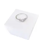 NEW 100% Authentic PANDORA 925 Sparkling Pear & Marquise Wishbone Ring 199109C01