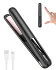 Cordless Hair Straightener,Portable Mini Flat Iron Travel for Short Hair,USB-...