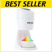 Electric Shaved Ice Machine with 2 Ice Mold Cups - Tabletop Snow Cone Maker