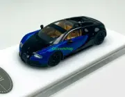 GB Mortal 1:64 Blue Black Veyron SS Racing Sports Model Diecast Collect Car