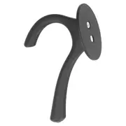 Wall Mounted Double Robe Hook Backpack Coat Towel Hanger Holder for Bathroom Supplies
