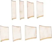 SECFOU 9pcs Guitar Essentials Trapezoid Shell Inlay Dots for Fretboard Decoration Stylish Shell Flowerpot Inlay for Electric Acoustic Guitar Performance and Aesthetic Upgrade