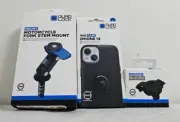 QUAD LOCK KIT APPLE iPHONE 14 MAG Case, Dampener, Fork Stem Mount *EXPRESS*