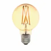 Laser Wifi Smart E27 G80 LED Filament Bulb Amber Google Alexa Dimmable