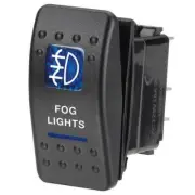 Narva 63134BL "12 Volt Illuminated Off/On Sealed Rocker Switch with ""Fog Lig...