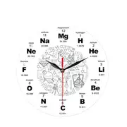 Peacock Wall Clock European-Style Living Room Personality Bedroom Silent Art Luminous Quartz Bell White