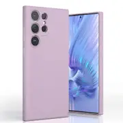 For Samsung Galaxy S21 Ultra Light Purple Silicone Gel case