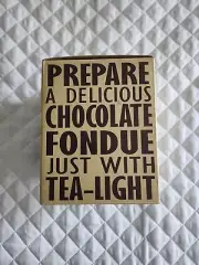 Cookut France Tabletop Chocolate Fondue Set New in Box, eco-friendly
