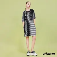 在飛比找momo購物網優惠-【HONOR 山形屋】愛心鏈品牌口袋彈性洋裝