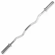 New MORGAN DLX Harden Chrome Curl Bar - 250Kg Max Capacity Olympic Barbell