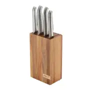 NEW Furi Pro Knife Block Set Acacia 5pce