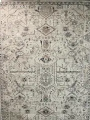 Colette Ivory Beige Transitional Geometric Rug