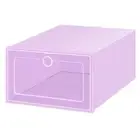 2pcs Storage Cabinet Drawer Type Stackable Storage Cabinet Container Thicken