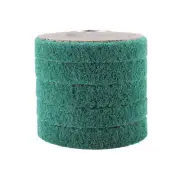 5Pcs Nylon Fiber Flap Wheels Polishing Buffing Wheel Scouring Pad Grinding1263