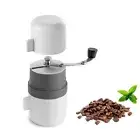 Manual Coffee Grinder, Portable Hand Bean, Spices, Coffee Grinder (White)