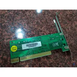 全新網路卡桌上型電腦10/100Mbps 螃蟹卡PCI 介面 PCI 網卡 (裸裝) RTL8139C 台灣製 8139