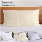 Wool Tencel Quilted Cotton Cover Pillow Protector Case Zipper Opening Closure