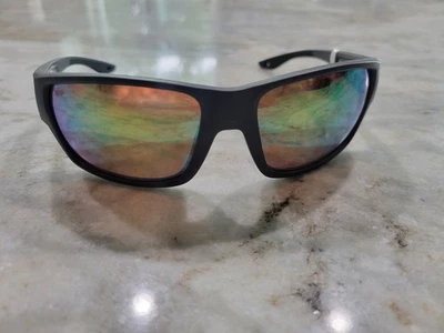 NEW Costa Del Mar TAILFIN Polarized Sunglasses Matte Gray / Green 580P Medium