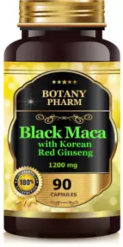 Black Maca Root with Korean Red Ginseng, boosts libido, and enhances stamina
