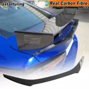 For Lexus RC F RCF RC-F Coupe 2015-2018 REAL CARBON Rear Trunk Spoiler Wing Lip (for: Lexus)