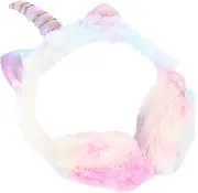 [WATIIFUFU] Boys and Girls Warm Earmuff Unicorn Ear Muffs Plush Warm Earmuffs Furry Winter Ear Cover