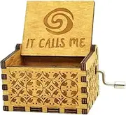 Nostalgish It Calls Me Music Box Hand Crank Wooden Musical Boxes Music Box - Unique Gift (Wood, It Calls me)