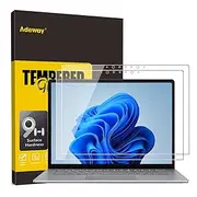 [2 Pack]Adeway Microsoft Surface Laptop 5/4/3/2/1 Screen Protector 13.5 Inch, Anti Fingerprint, High Sensivity, Easy Installation, Tempered Glass Screen Protector