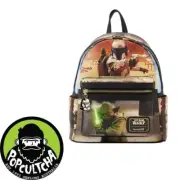Star Wars - Attack of the Clones Scene 10” Faux Leather Mini Backpack "New"