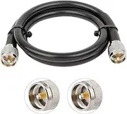 3ft PL-259 Male to PL-259 Male ham cb Radio Cable Marine HF/UHF/VHF Radio Antenna Cable KMR-400 hf Antennas Cable ais Mini 400 Cable(NOT for TV)