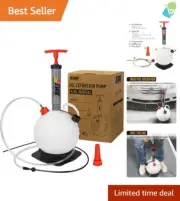 Multi-Use 6L Vacuum Fluid Extractor Pump for Automotive & Marine Applications