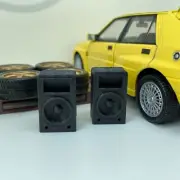 1:24 Scale 2 x Club Speakers for Diorama Garage, Workshop, Doll House