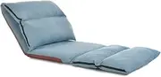 Multi-Function Adjustable Lazy Couch Foldable Retractable Chair Bedroom Single Sofa Bed Balcony Bay Window Lounge Office Nap Lounge Chair Load-Bearing 100KG 325ZXK