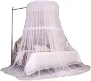 Luxury Ultra Large Mosquito Net Finest Mesh Curtain Net Mosquito Net for Single to King Size (Color : White,Size : 1.8 * 2.2m Bed)