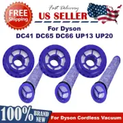 6 Set HEPA Pre Post Replacement Filter For Dyson DC41 DC65 Animal Vacuum Cleaner
