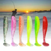 10Pcs Soft Lures Worm Baits Small Fishes Tail Swimbaits Lures Fishing Baits
