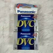 Mini DV Panasonic DVC Tapes 4 Pack SP 60MIN / LP 90MIN AY-DVM60EJ Sealed New NIP