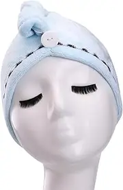 YYXR Microfiber Hair Drying Towel Ultra Absorbent Twist Hair Turban Drying Cap Hair Wrap