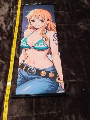 One Piece -Nami Sexy Version Anime Scroll Poster -30" x 10"